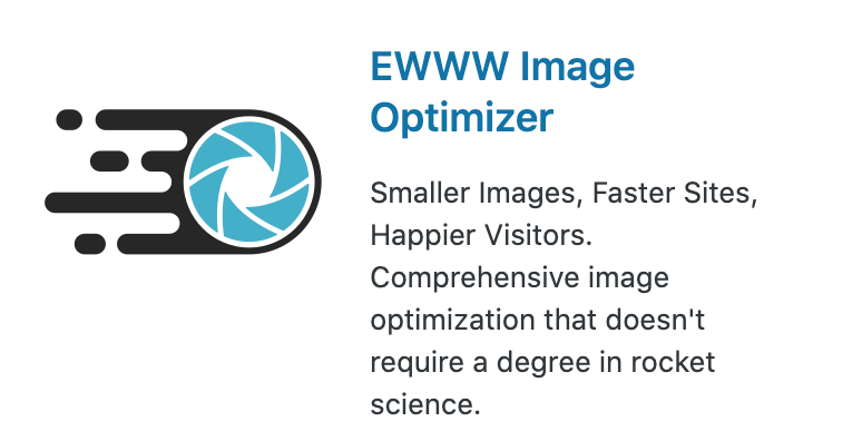 ⑤：EWWW Image Optimizer（画像サイズの自動圧縮）